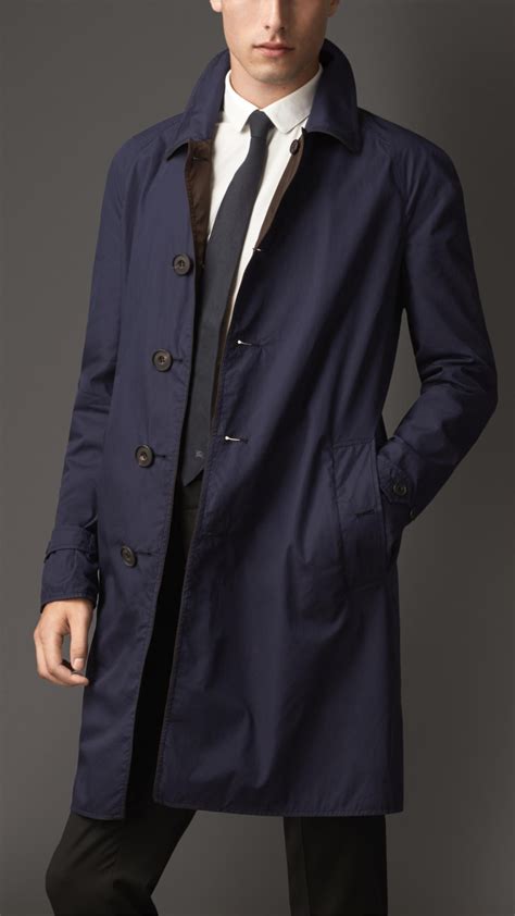 burberry technical cotton car coat|Burberry car coat men's.